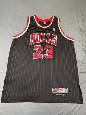 Size 3XL Nike Chicago Bulls Michael Jordan Jersey Pinstripes (read Description)